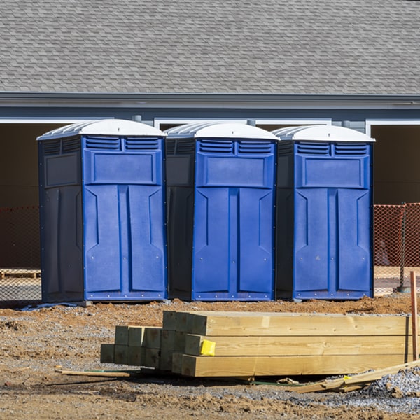 how often are the portable toilets cleaned and serviced during a rental period in St Paul Kansas